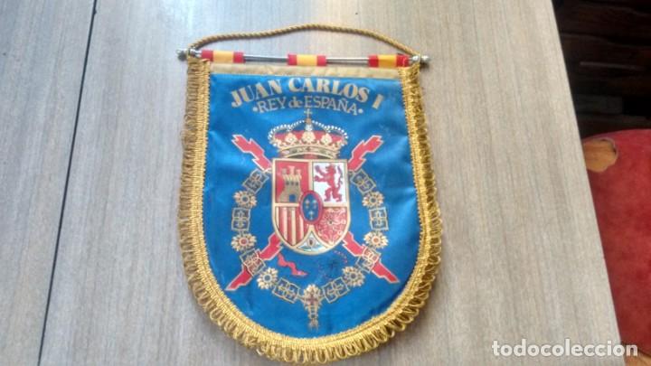 Bandierine di collezione: ESCUDO JUAN CARLOS - REY DE ESPA&Ntilde;A - BANDERIN -