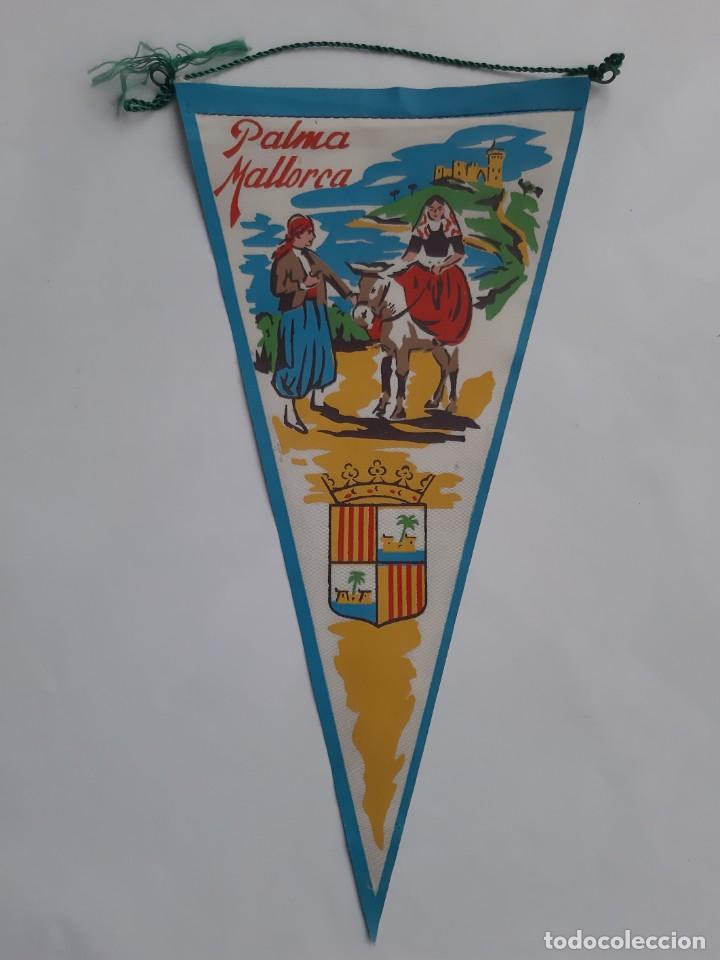 Bandierine di collezione: ANTIGUO BANDERIN DE TELA PALMA MALLORCA TURISMO