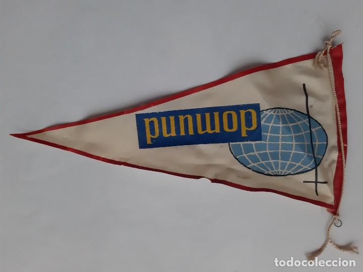 Bandierine di collezione: ANTIGUO BANDERIN TELA PUBLICIDAD DOMUND