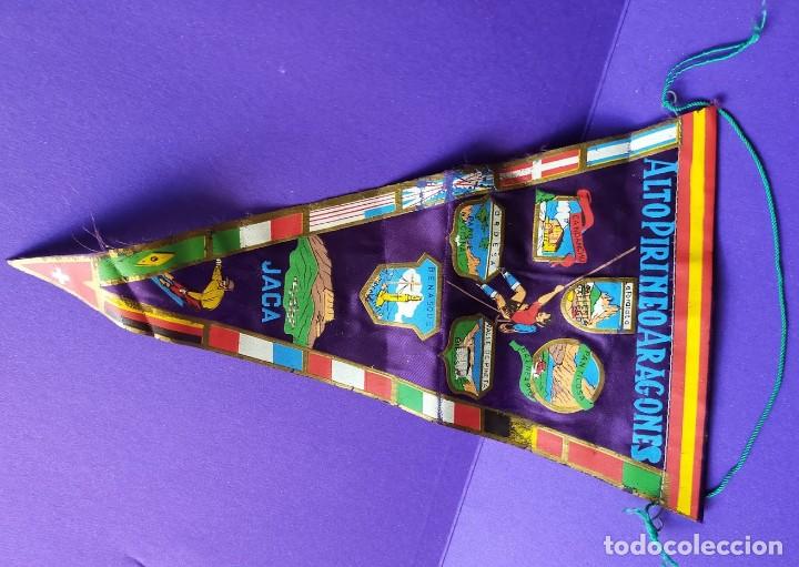 Bandierine di collezione: ANTIGUO BANDERIN ALTO PIRINEO ARAGONES JACA