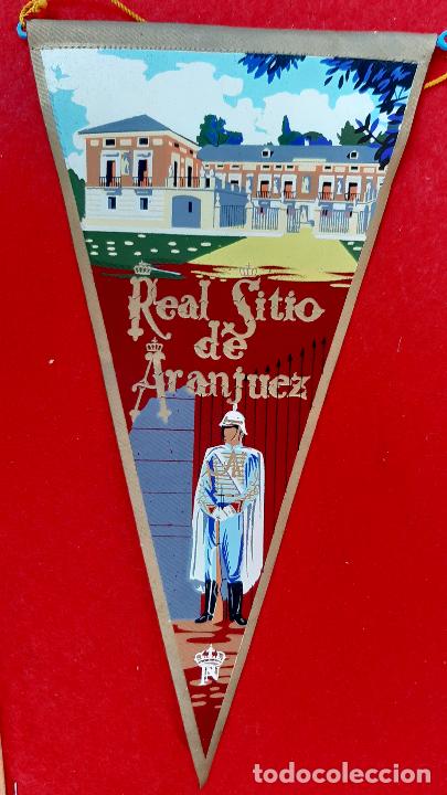 Bandierine di collezione: BANDERIN PUBLICIDAD REAL SITIO DE ARANJUEZ MADRID ANTIGUO ORIGINAL , B2