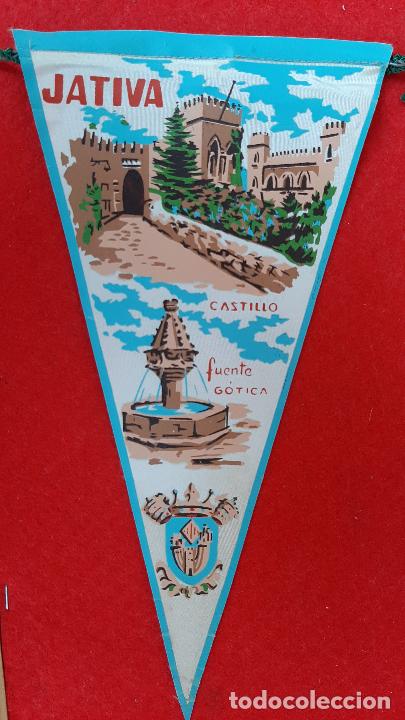 Bandierine di collezione: BANDERIN PUBLICIDAD JATIVA VALENCIA ANTIGUO ORIGINAL , B2
