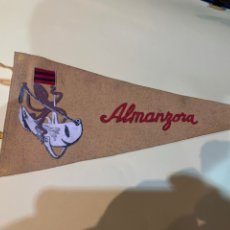 Banderines de colección: BANDERÍN ANTIGUO FIELTRO DEL DRAGAMINAS ALMANZORA ARMADA ESPAÑOLA. Lote 232716575