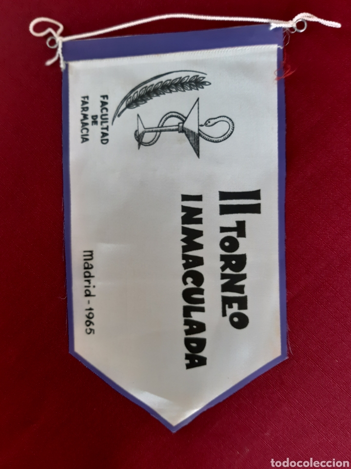Bandierine di collezione: Banderin II TORNEO INMACULADA, Facultad Farmacia, Madrid 1965