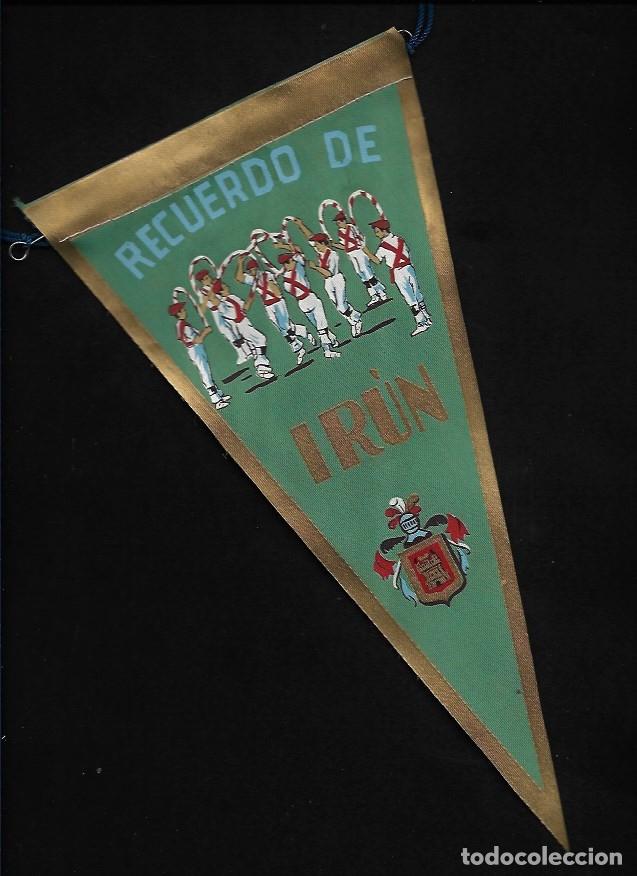Bandierine di collezione: ANTIGUO BANDERIN DE TELA - RECUERDO DE IRUN