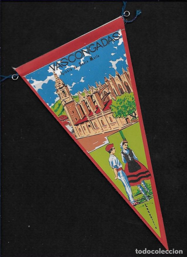 Bandierine di collezione: ANTIGUO BANDERIN DE TELA - VASCONGADAS - LEQUEITIO