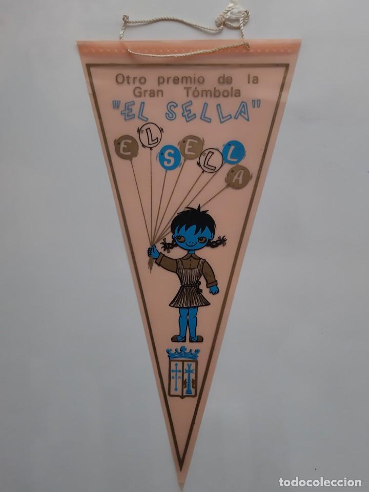 Bandierine di collezione: ANTIGUO BANDERIN PREMIO GRAN TOMBOLA EL SELLA ASTURIAS RV