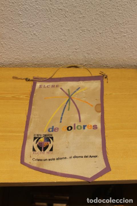 Bandierine di collezione: BANDERIN ELCHE DE COLORES, ULTREYA COMARCAL, ELCHE 1972