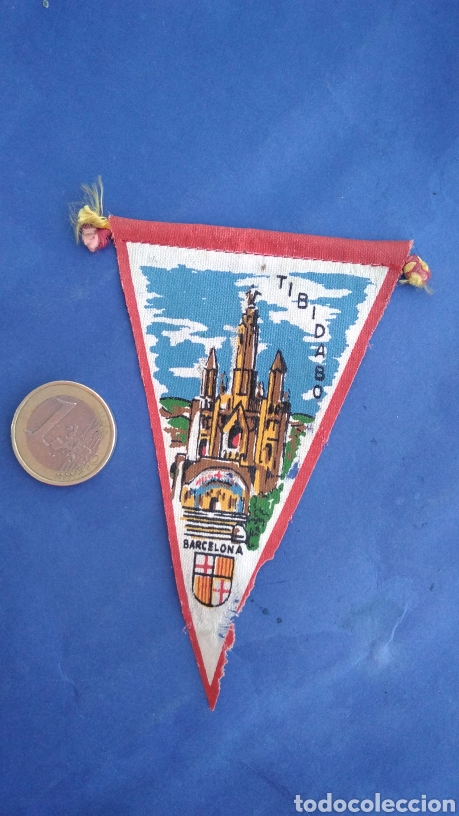 Bandierine di collezione: Peque&ntilde;o bander&iacute;n ,recuerdo del Tibidabo, Barcelona,