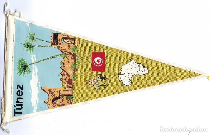 Sammlung von Wimpeln: BANDER&Iacute;N- T&Uacute;NEZ. COLECCI&Oacute;N MISIONAL EXCLUSIVAS AFRICA. IRUPE N&ordm; 787- EN TELA