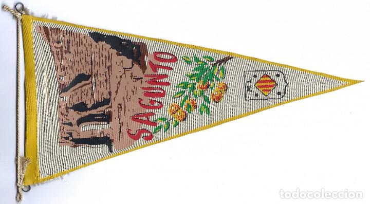Bandierine di collezione: BANDER&Iacute;N- SAGUNTO. VALENCIA- EN TELA
