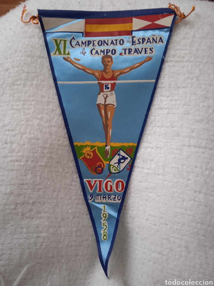 Bandierine di collezione: XL CAMPEONATO DE ESPA&Ntilde;A DE CAMPO A TRAV&Eacute;S VIGO 9 DE MARZO DE 1958