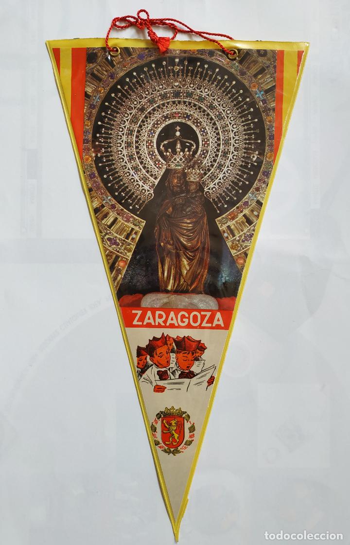 Galhardetes de cole&ccedil;&atilde;o: ANTIGO BANDER&Iacute;N DE ZARAGOZA - PLASTIFICADO.