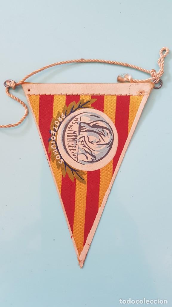 Galhardetes de cole&ccedil;&atilde;o: Bander&iacute;n. NUESTRA SE&Ntilde;ORA DE MONTSERRAT. CATALU&Ntilde;A.
