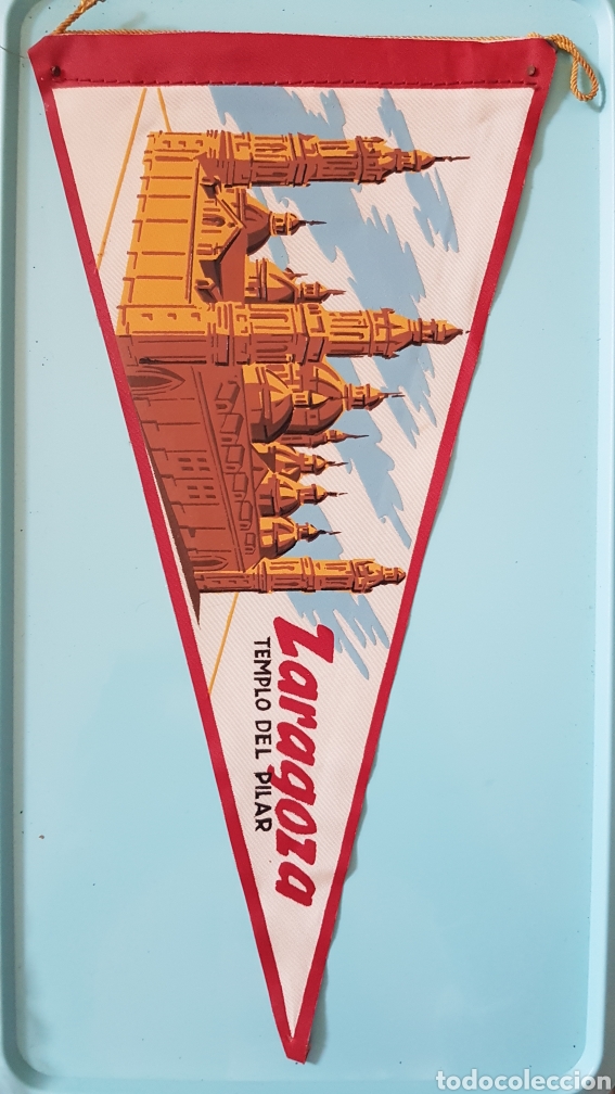 Galhardetes de cole&ccedil;&atilde;o: Bander&iacute;n ZARAGOZA. TEMPLO DEL PILAR.