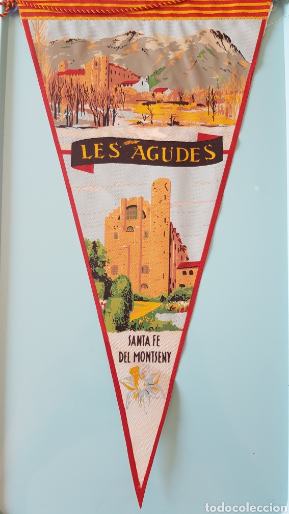 Galhardetes de cole&ccedil;&atilde;o: Bander&iacute;n LES AGUDES. SANTA FE DEL MONTSENY.