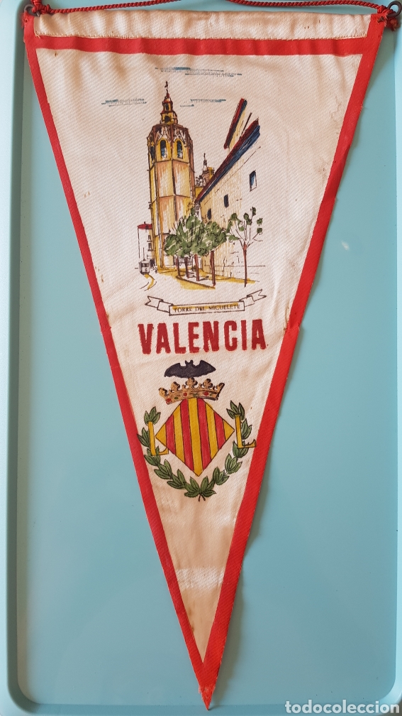 Galhardetes de cole&ccedil;&atilde;o: Bander&iacute;n VALENCIA. TORRE DEL MIGUELETE.