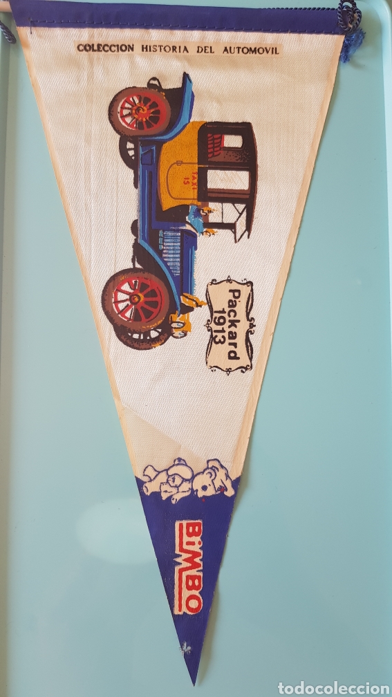 Galhardetes de cole&ccedil;&atilde;o: Bander&iacute;n BIMBO COLECCI&Oacute;N HISTORIA DEL AUTOM&Oacute;VIL. TAXI PACKCARD 1913