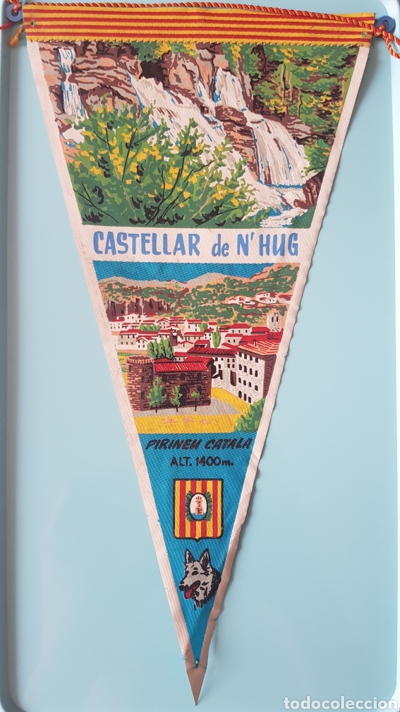 Galhardetes de cole&ccedil;&atilde;o: Bander&iacute;n CASTELLAR DE N'HUG. PIRINEU CATALA.