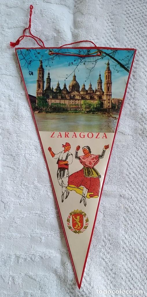 Sammlung von Wimpeln: BANDERIN. ZARAGOZA. PLASTIFICADO. A&Ntilde;OS 60. BUEN ESTADO