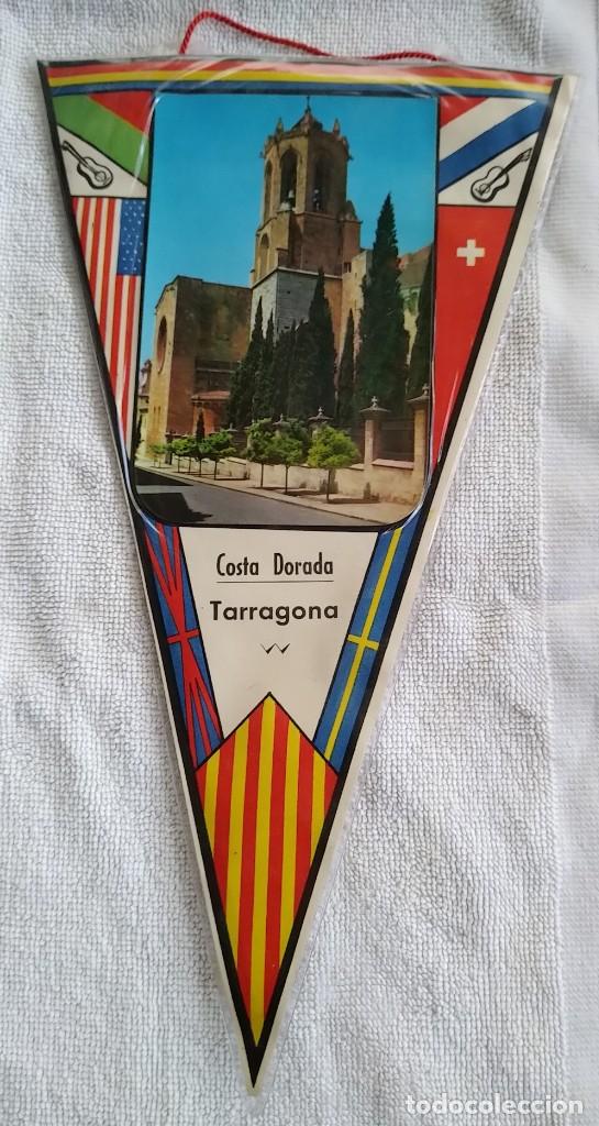 Sammlung von Wimpeln: BANDERIN. COSTA DORADA TARRAGONA 2. PLASTIFICADO. A&Ntilde;OS 60. MUY BUEN ESTADO