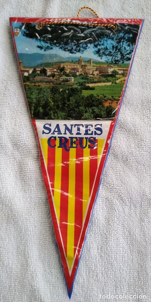 Sammlung von Wimpeln: BANDERIN. SANTES CREUS 2. PLASTIFICADO. A&Ntilde;OS 60. MUY BUEN ESTADO