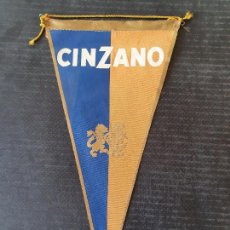 Banderines de colección: BANDERÍN CINZANO DE TELA AÑOS 60