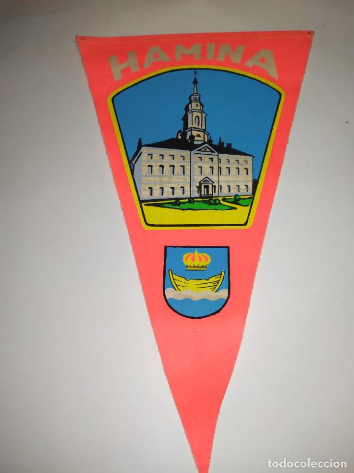 Galhardetes de cole&ccedil;&atilde;o: ANTIGUO BANDER&Iacute;N TUR&Iacute;STICO SOUVENIR HAMINA