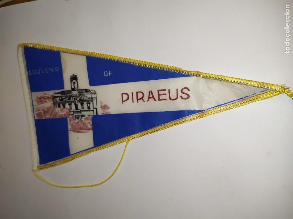 Galhardetes de cole&ccedil;&atilde;o: ANTIGUO BANDER&Iacute;N TUR&Iacute;STICO SOUVENIR PIRAEUS