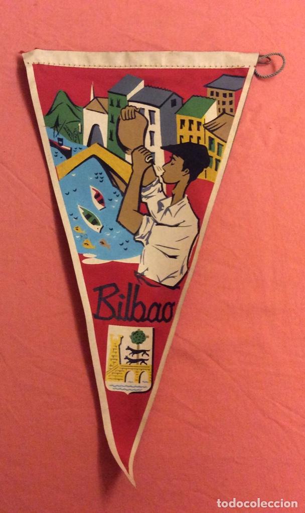 Galhardetes de cole&ccedil;&atilde;o: BANDERIN BILBAO. A&Ntilde;OS 50-60
