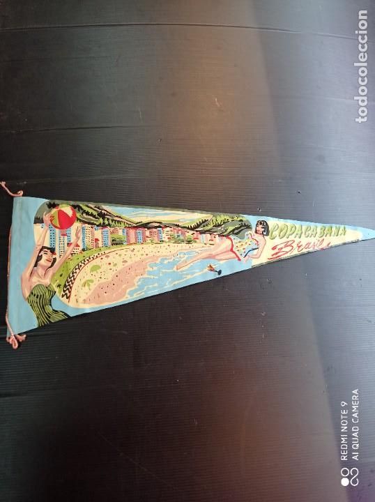 Galhardetes de cole&ccedil;&atilde;o: Antiguo Bander&iacute;n de la playa de Copacabana Brasil