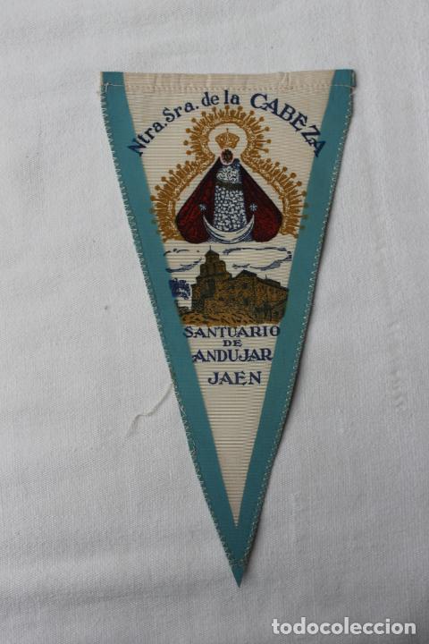Fanions de collection: BANDERIN NTRA. SRA. DE LA CABEZA SANTUARIO DE ANDUJAR JAEN, N&ordm; 1