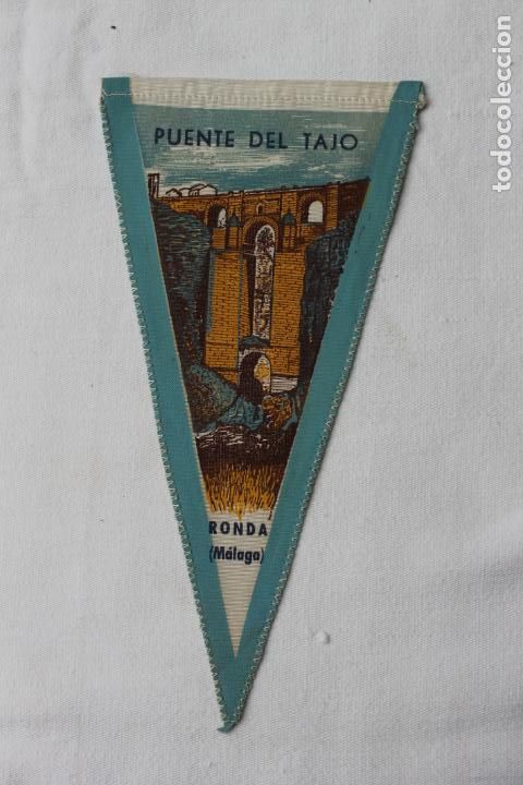 Fanions de collection: BANDERIN PUENTE DEL TAJO, RONDA, MALAGA A&Ntilde;OS 60