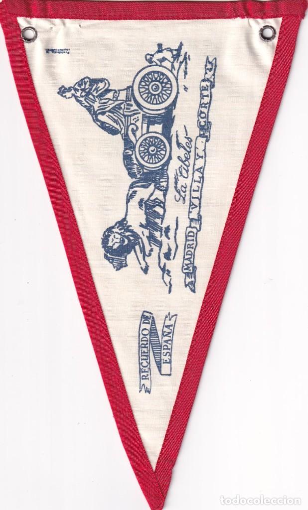 Bandierine di collezione: Bander&iacute;n en tela Recuerdo de Espa&ntilde;a Madrid unos 20 cm