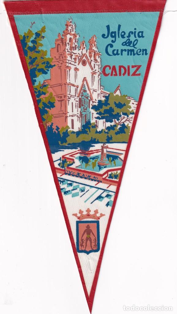 Bandierine di collezione: BANDER&Iacute;N - IGLESIA DEL CARMEN CADIZ A&Ntilde;OS 50