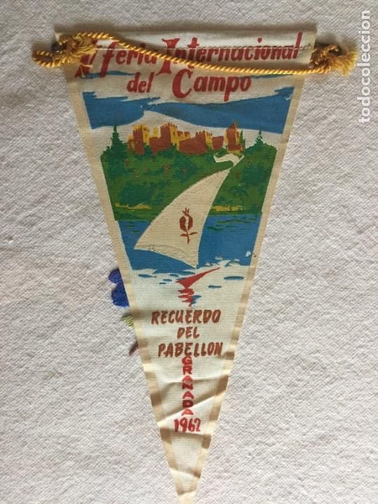 Bandierine di collezione: Bander&iacute;n V Feria Internacional del Campo 1962 Recuerdo del Pabell&oacute;n de Granada