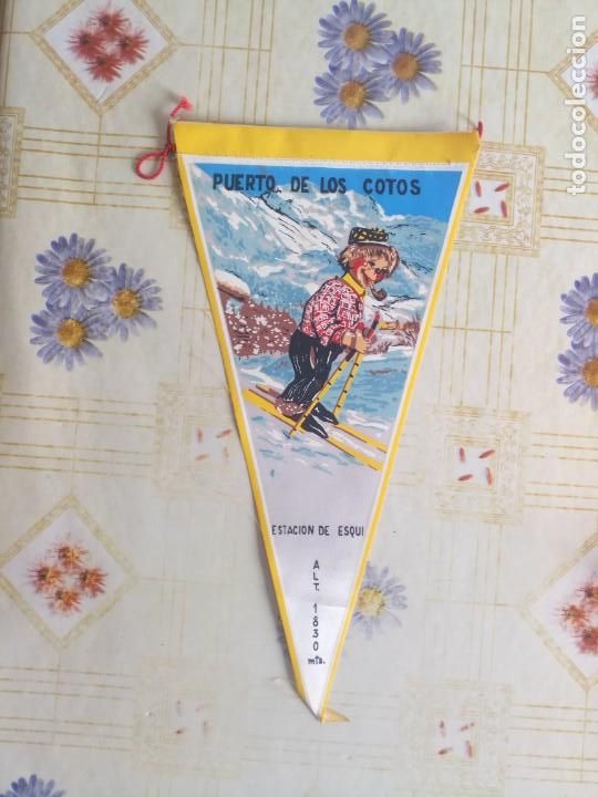 Bandierine di collezione: Antiguo bander&iacute;n estaci&oacute;n esqu&iacute; puerto de los cotos