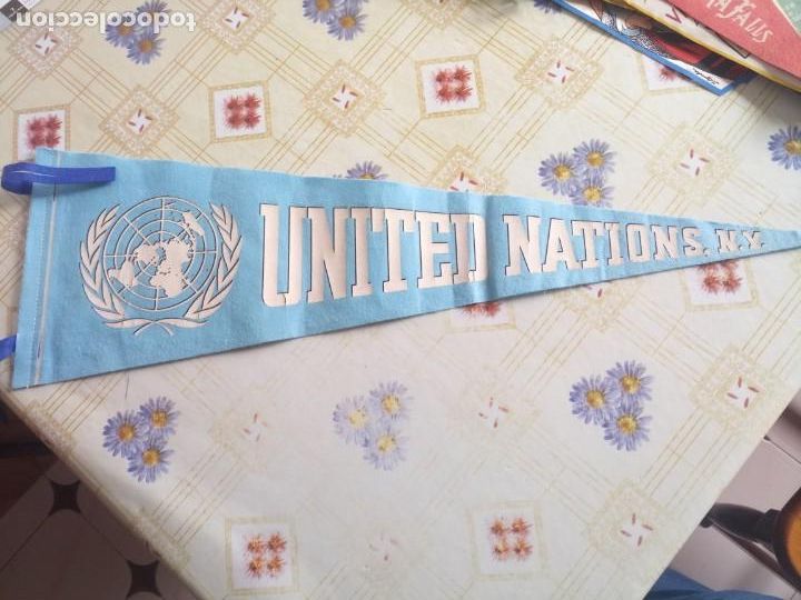 Bandierine di collezione: Antiguo bander&iacute;n united nations N.Y.