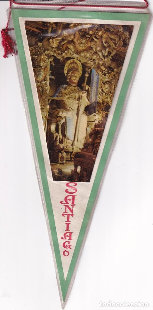Banderines de colecci&oacute;n: Precioso bander&iacute;n Santiago de Compostela.