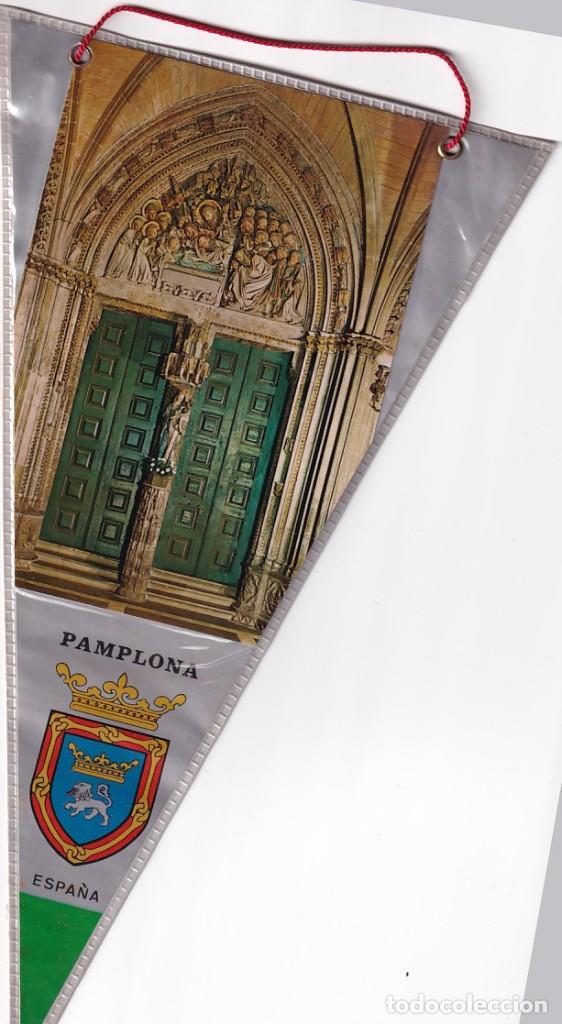 Banderines de colecci&oacute;n: Precioso bander&iacute;n Recuerdo Pamplona Espa&ntilde;a