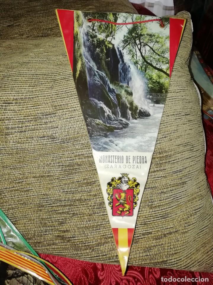 Banderines de colecci&oacute;n: Banderin a&ntilde;os 60 monasterio de piedra zaragoza