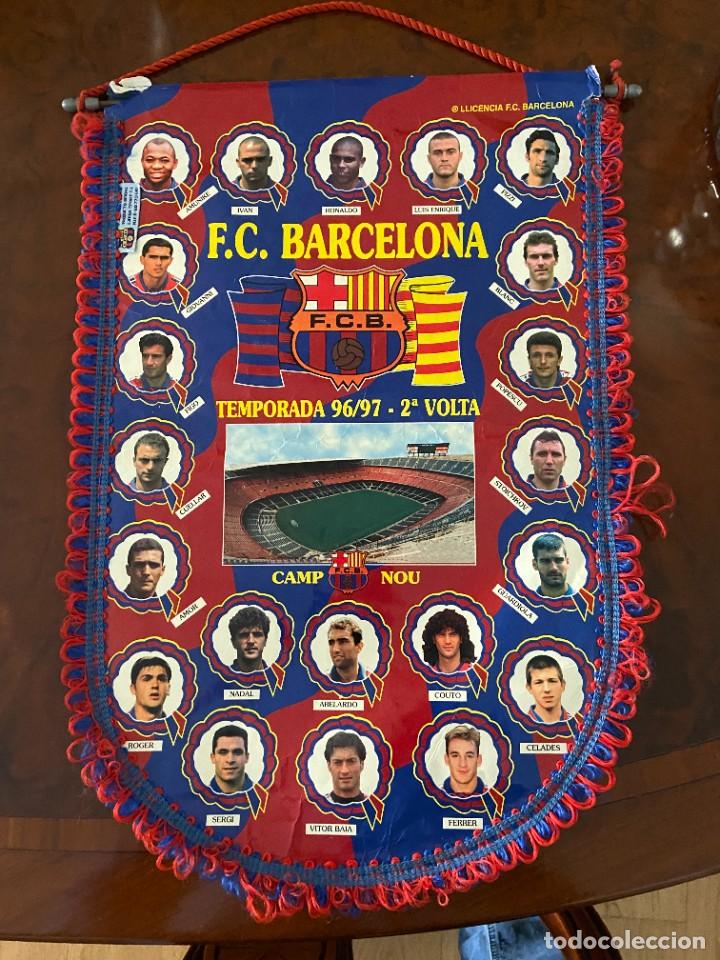 Galhardetes de cole&ccedil;&atilde;o: BANDERIN BARCELONA 94 95 TETRACAMPIONS