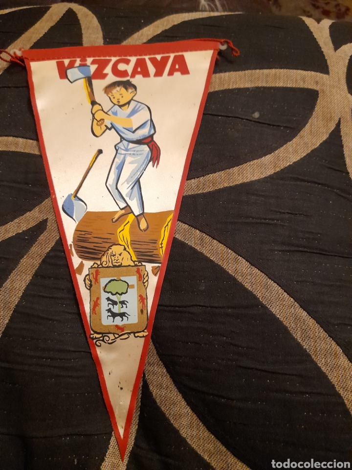 Banderines de colecci&oacute;n: Antiguo banderin de Vizcaya ,Irupe