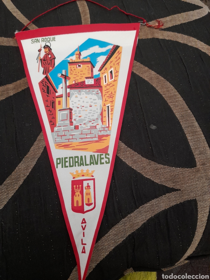 Banderines de colecci&oacute;n: Antiguo banderin, San Roque, Piedraslaves ,Avila
