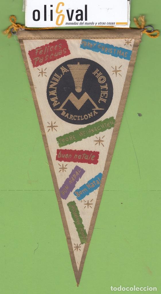 Fanions de collection: BANDERIN HOTEL MANILA ALTO 190 mm EH3411