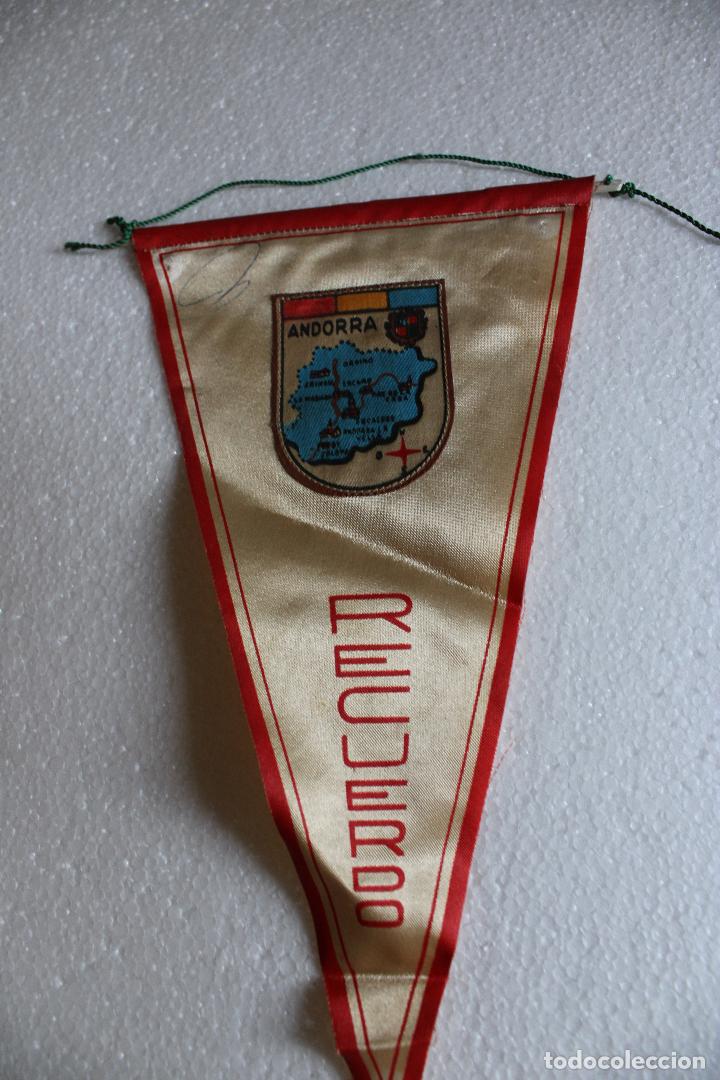 Fanions de collection: banderin recuerdo andorra, Dorso: Cresmon