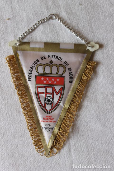 Fanions de collection: BANDERIN FEDERACION DE FUTBOL DE MADRID