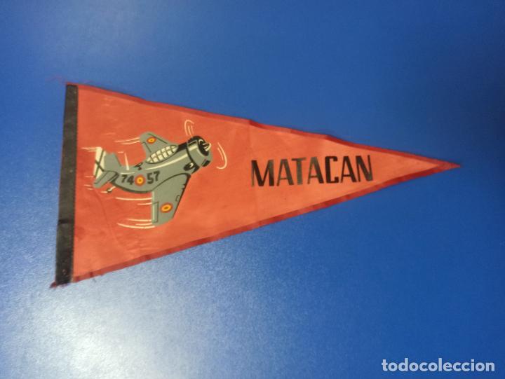Sammlung von Wimpeln: ANTIGUO BANDERIN TELA - MATACAN SALAMANCA - AVION / AVIACION