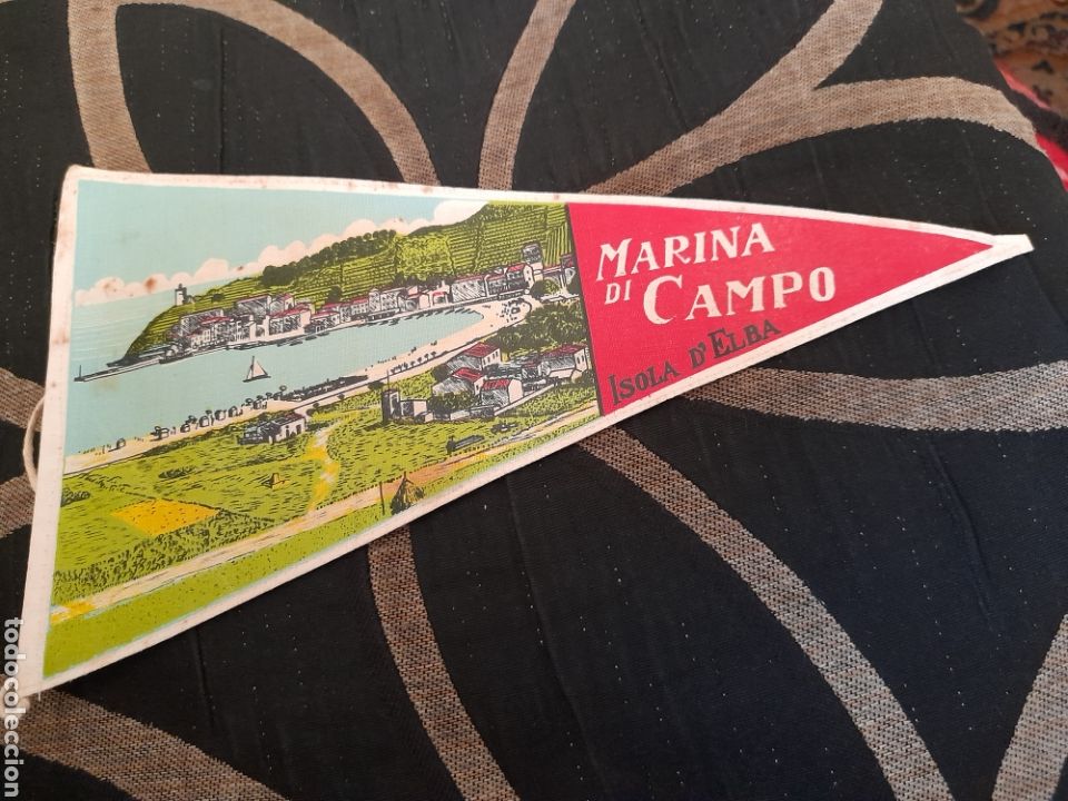 Sammlung von Wimpeln: Antiguo banderin ,Marina di Campo ,Isla de Elba