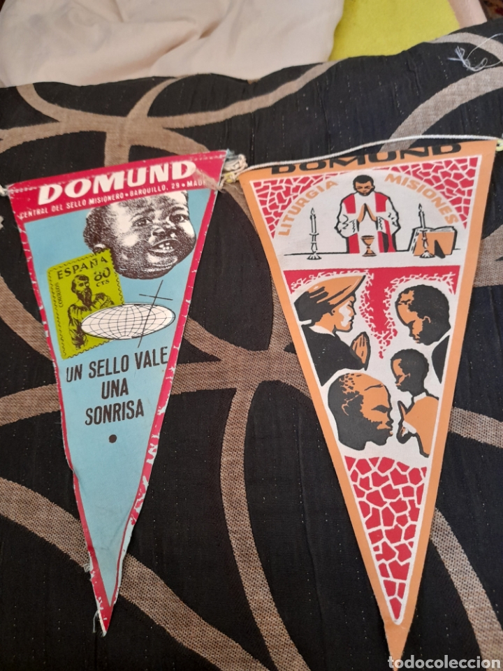Sammlung von Wimpeln: 2 antiguos banderines del Domunt